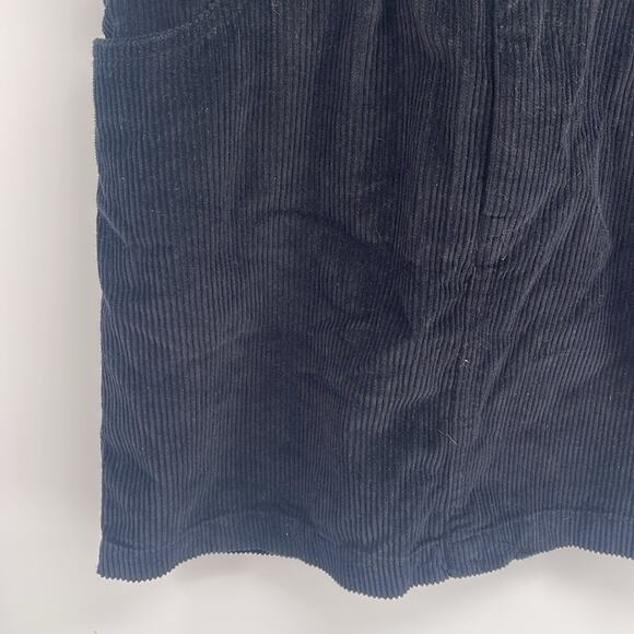 Roxy Silent Days wide tooth corduroy paperbag waist mini skirt sz L - Picture 3 of 6